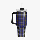 Kilmarnock Tartan Crest 40 oz Insulated Tumbler with Handle